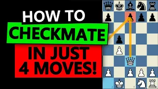 How to checkmate in 4 moves! (Scholar's Mate)