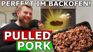 Pulled Pork im Backofen! Schnell & Einfach - Saftig & Rauchig! 3 Stunden Pulled Pork Rezept