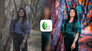 Snapseed dual colour effect photo editing tutorial | Lightroom background colour change | photo edit