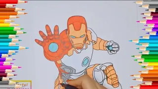 Marvelous Megamix: Unleashing Iron Man's Colors | Colorful Creations