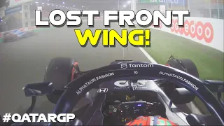 Q3 2021 Qatar Grand Prix | Pierre Gasly Shatters Tyre