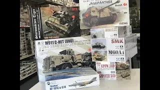 New Kits from Meng Takom Ryefield and Amusing Hobby models complete look inside.