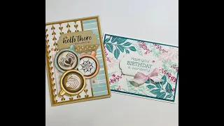 Friday Night Live - Introducing the "A Little Latte" suite, plus Botanical Layers!