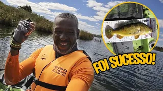 Pegamos um Monstro de 43 cm! Pescaria Incrível no Lago de Palmital | RG Pesca Esportiva