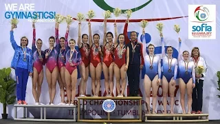 2017 Trampoline Worlds, Sofia (BUL) - Highlights Trampoline Teams - We are Gymnastics !