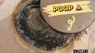 Drain Complaint 319 | Multiple manholes blocked Entire sewer line is blocked 💩