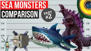 Biggest Sea Monsters | Size Comparison | PART 2