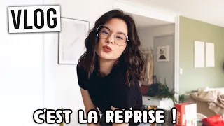 VLOG • C'est la reprise (coiffure, unboxing & rangement) !