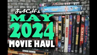 Zach's May 2024 Movie Haul: Sharks, Blue Underground and More