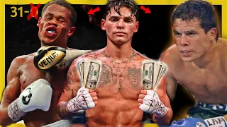5 boxeadores FAVORITOS en las APUESTAS que terminaron PERDIENDO | Top de boxeo HISTORIAS