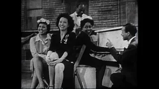 Soundie: Block Party Revels (1943, Lynn Albritton, Billy and Ann, The Six Knobs, The Harlem Cuties)