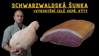 Black Forest ham + boning the whole pork leg | Schwarzwälder Schinken | Complete procedure