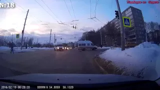 Russian Car Crash Compilation 20 02 2016 dashcam video today 20 02 2016