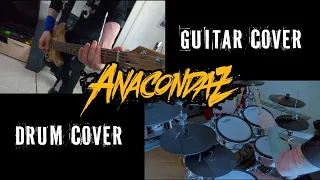 Anacondaz – Все хорошо GUITAR cover + DRUM cover + табы (gtp)