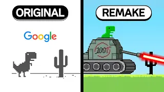 Hidden Google Games vs Scratch Remakes