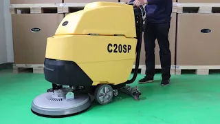 Self-Propelled Floor Scrubber with a Complete Set of Parts, C20SP | www.crystalfloorscrubber.com