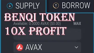 how to buy BENQI token before listing on binance using avalanche c chain