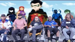 Justice League Vs Teen Titans REACTION