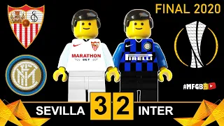 Europa League Final 2020 • Sevilla vs Inter 3-2 in Lego • All Goals Highlights Lego Football Film