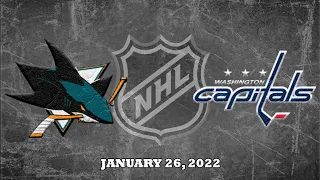 NHL Sharks vs Capitals | Jan.26, 2022