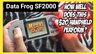 $20 Handheld GOOD or BAD? Fully Tested All Systems + Unboxing & Review | Data Frog SF2000