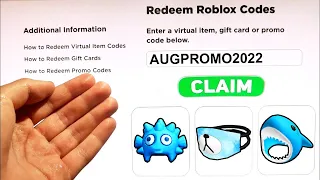 2022 *5 NEW* ROBLOX PROMO CODES All Free ROBUX Items in SEPTEMBER + EVENT | All Free Items on Roblox