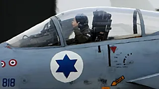 🇮🇱 Israeli Air Force F-15 Fighter Jets Flying In The UK at RAF Waddington 🇬🇧