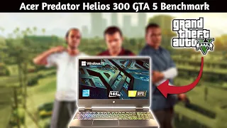 Acer Predator Helios 300 rtx 3060 Gaming Test | Gta 5 on Helios 300 | i9 12th gen + rtx 3060 gaming