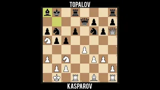 Kasparov Topalov Wijk An Zee, 1999 skewer