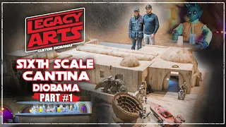 Sixth Scale Cantina Diorama Part #1 Legacy Arts Custom Dioramas STAR WARS #starwars #diorama