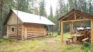 Восемь дней в тайге. Одиночный поход по северной реке. Крутая лесная изба. Охота и рыбалка | часть 2