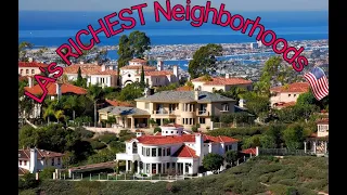 LA's Los Angeles RICHEST Neighborhoods 🇺🇸 - walking Tour - جولة في مناطق الاغنياء في لوس أنجلوس