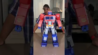 This $800 talking Optimus Prime Transformer….transforms! #shorts