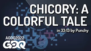 Chicory: A Colorful Tale by Punchy in 33:13 - AGDQ 2022 Online