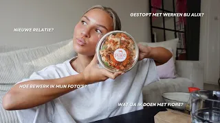 MUKBANG/LIFE UPDATE: Even bij praten/jullie meest gestelde vragen beantwoorden 🫶🏼 Fleur Nijbacker