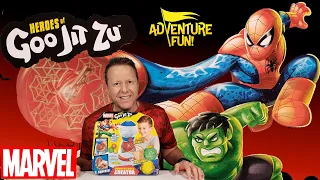 Marvel Heroes of Goo Jit Zu Squeeze Ball Creator Make Your Own Goo Jit Zu Adventure Fun Toy review!