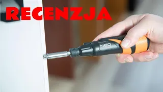 Test i recenzja akumulatorowego mini wkrętaka NEO Tools