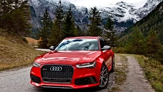 2017 605hp Audi RS6 Avant Performance in the Alps - Driving, exhaust, exterior etc