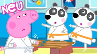 Peppa-Wutz-Geschichten | Karate mit den Panda-Zwillingen | Videos für Kinder