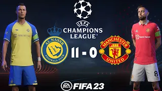 FIFA 23 VOLTA | Al Nassr vs Man United | Penalty shootout [4K 60fps]