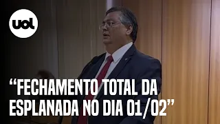 Dino prevê fechamento total da Esplanada para proteção preventiva de Legislativo e Judiciário em 1/2