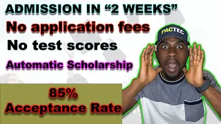 Admission in "2 weeks" plus Automatic Scholarship || Apply for free