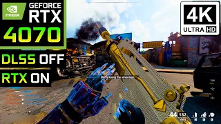 COD Black OPS Cold War Multiplayer (RTX 4070 12GB) | 4K Extreme Settings (RTX ON / DLSS OFF)