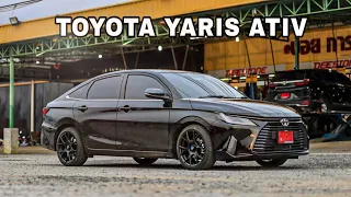 แนวทางการแต่งรถ Toyota Yaris Ativ #แต่งสวย ล้อ ยาง โช็ค #บอยการยางจันทบุรี #จันทบุรี