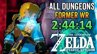 Tears of the Kingdom All Dungeons Speedrun in 2:44:14 [Former WR] (V1.1.1) (No amiibo)