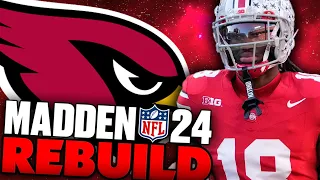 Marvin Harrison Jr Arizona Cardinals Rebuild! Madden 24 Franchise