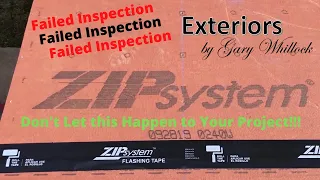 Zip System the NO Warranty Issue