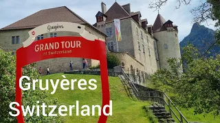 The medieval town of Gruyères Switzerland 🇨🇭 La Maison Du Gruyére Cheese 🧀 Factory