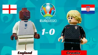 England 1-0 Croatia | LEGO Highlights