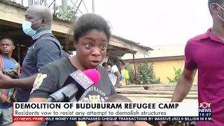 Demolition of Buduburam Refugee Camp - Joy News Prime (30-9-21)